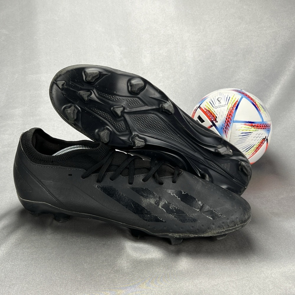 Adidas Mens 12 US / 45 EU Crazyfast .3 FG Black Soccer Cleats GY7429 Futbol Boot